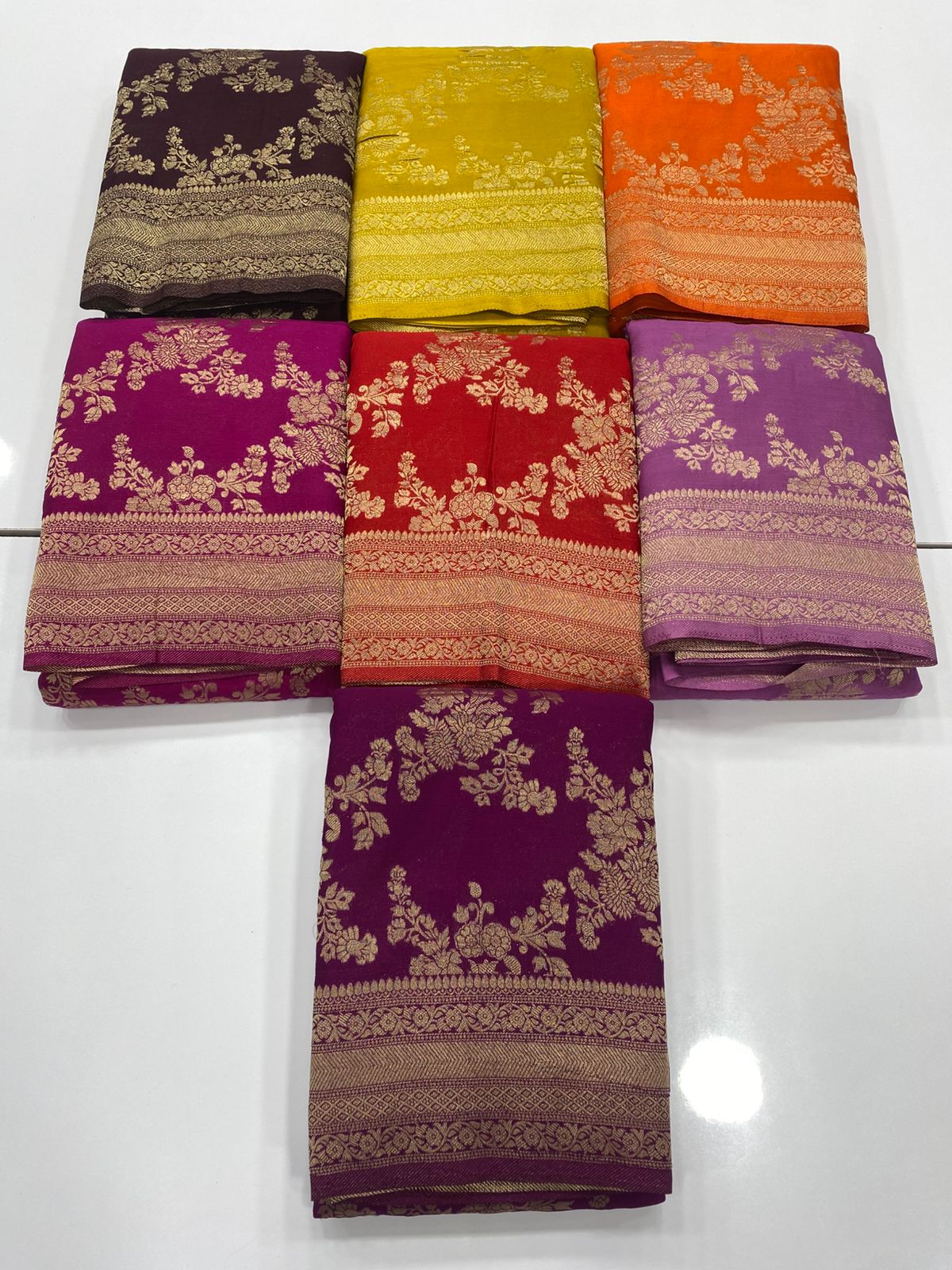 Khaddi Georgette Saree(3236)