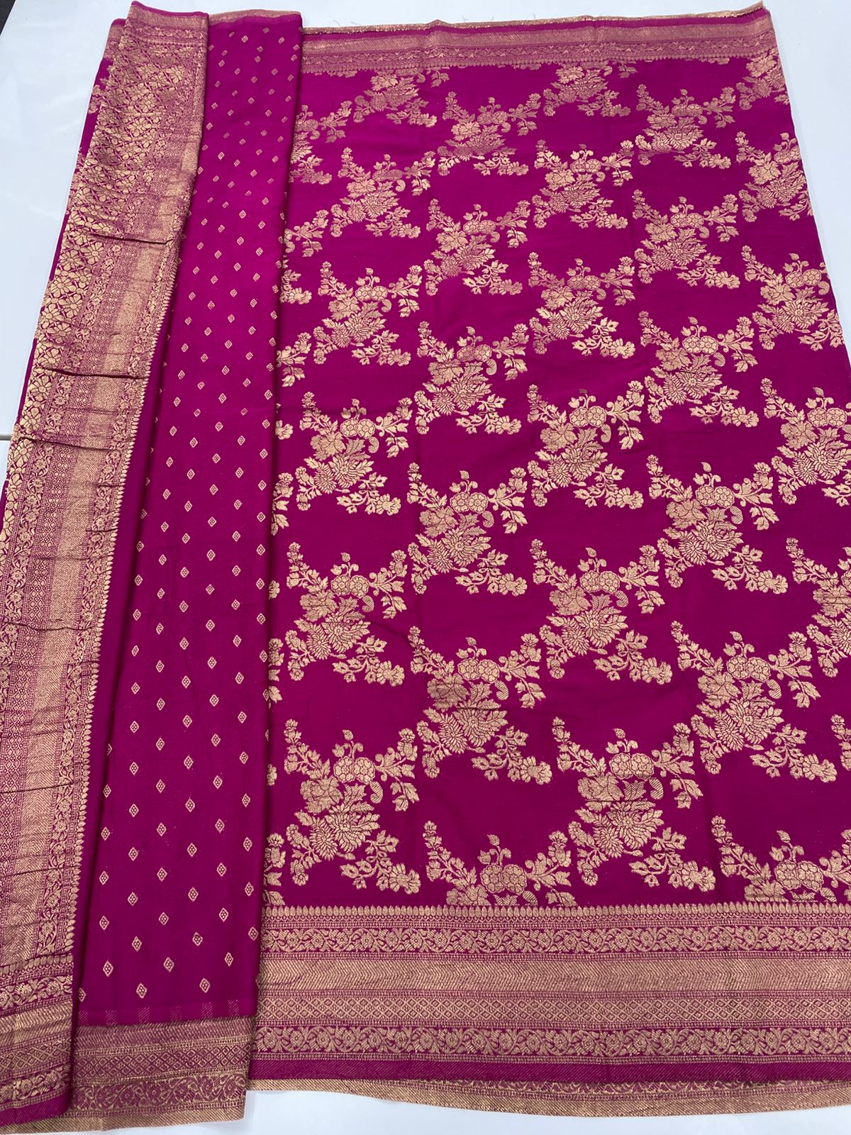 Khaddi Georgette Saree(3236)