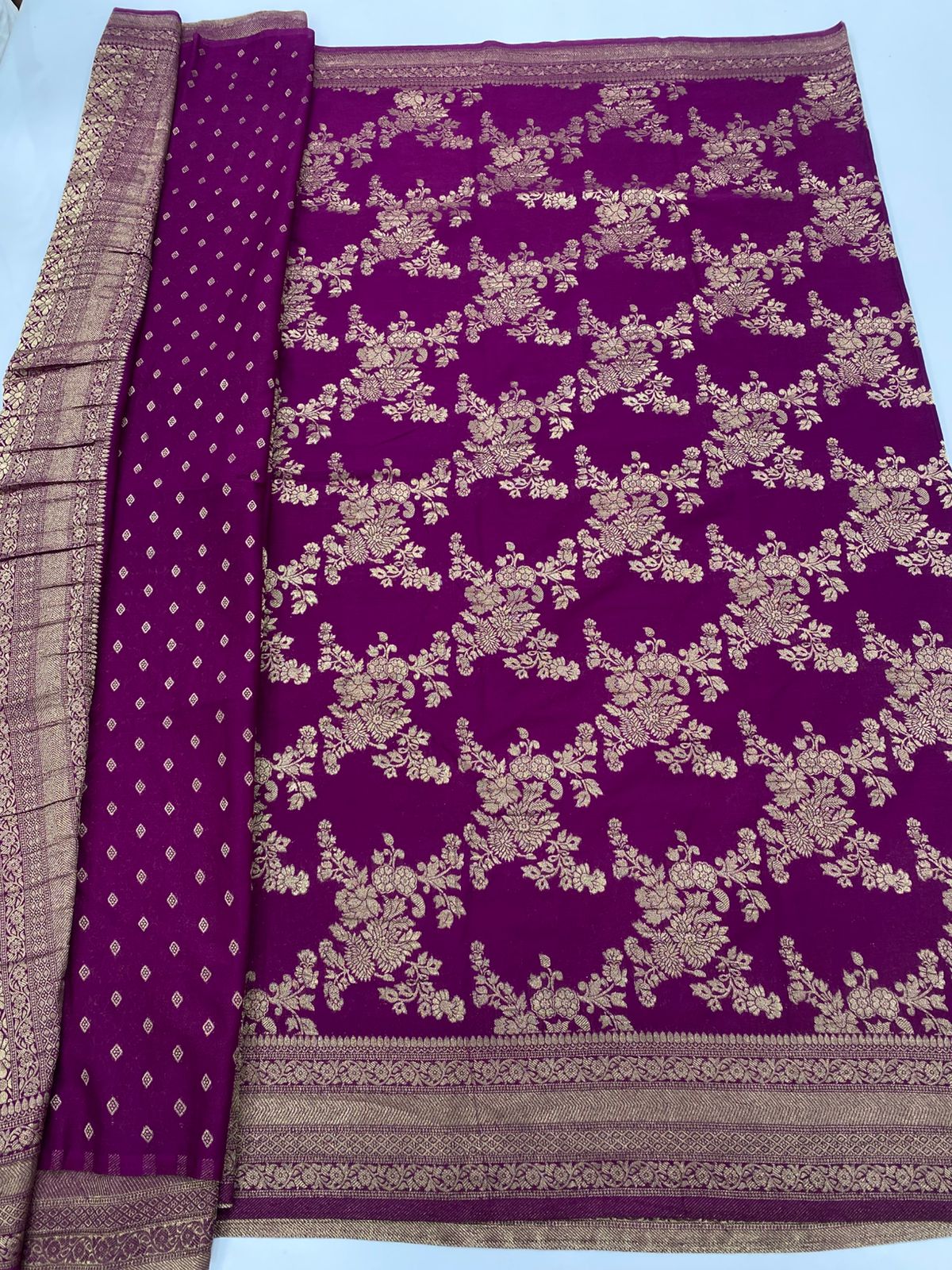 Khaddi Georgette Saree(3236)