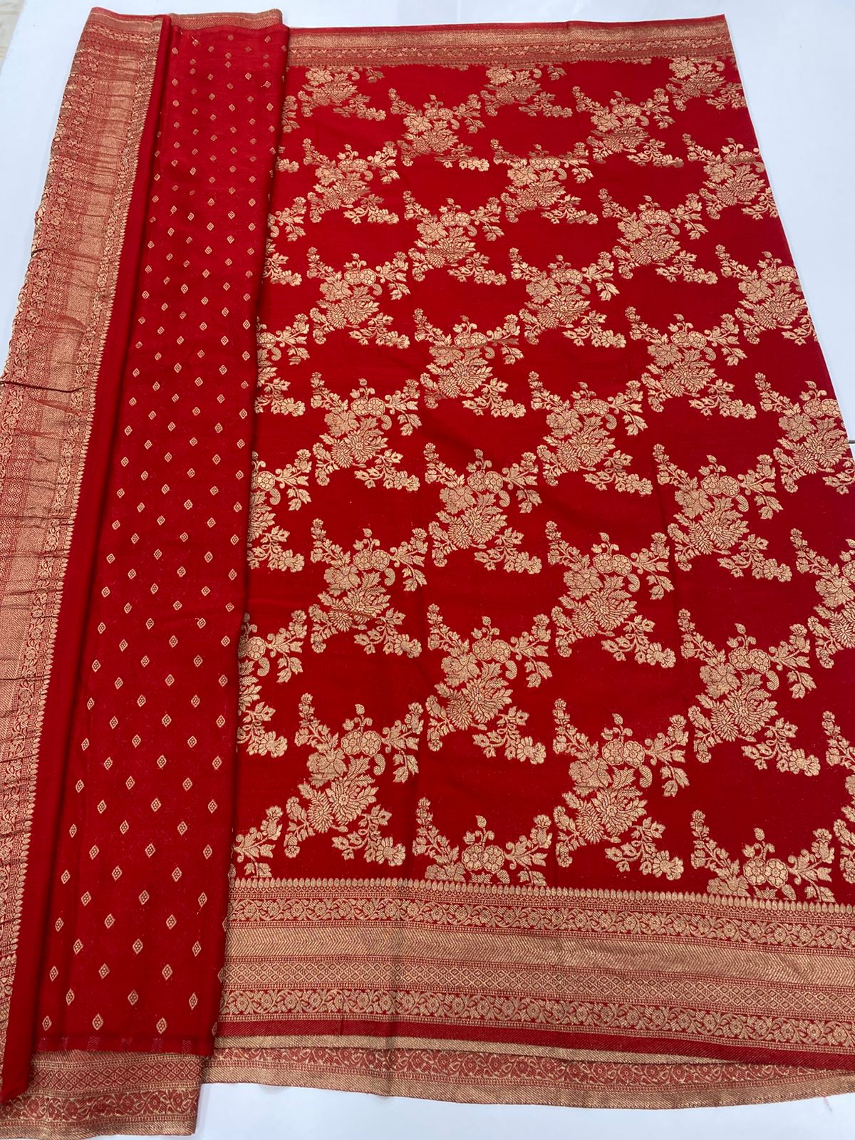 Khaddi Georgette Saree(3236)