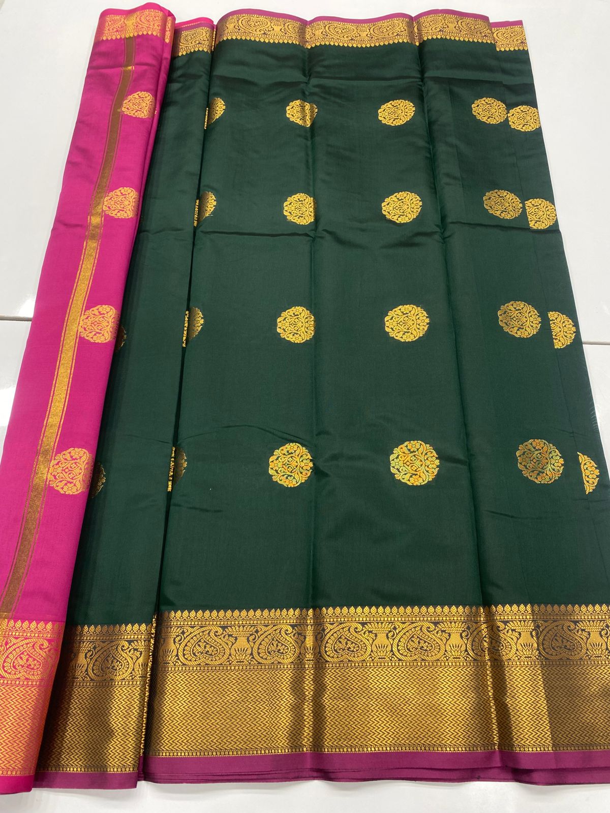 Semi Silk Butta Saree(3190B)
