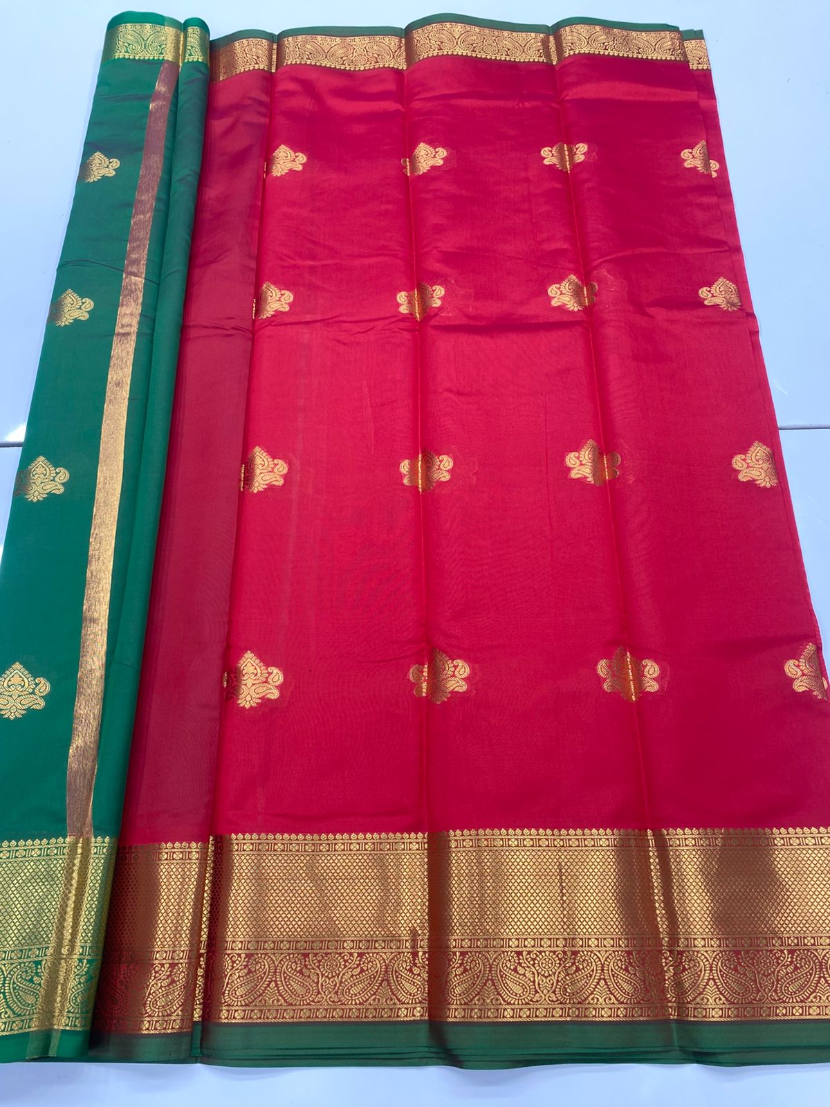 Semi Silk Butta Saree(3190B)