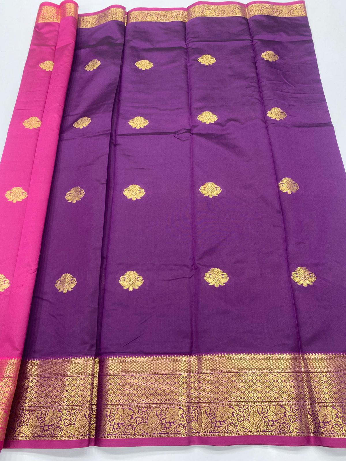 Semi Silk Butta Saree(3190B)