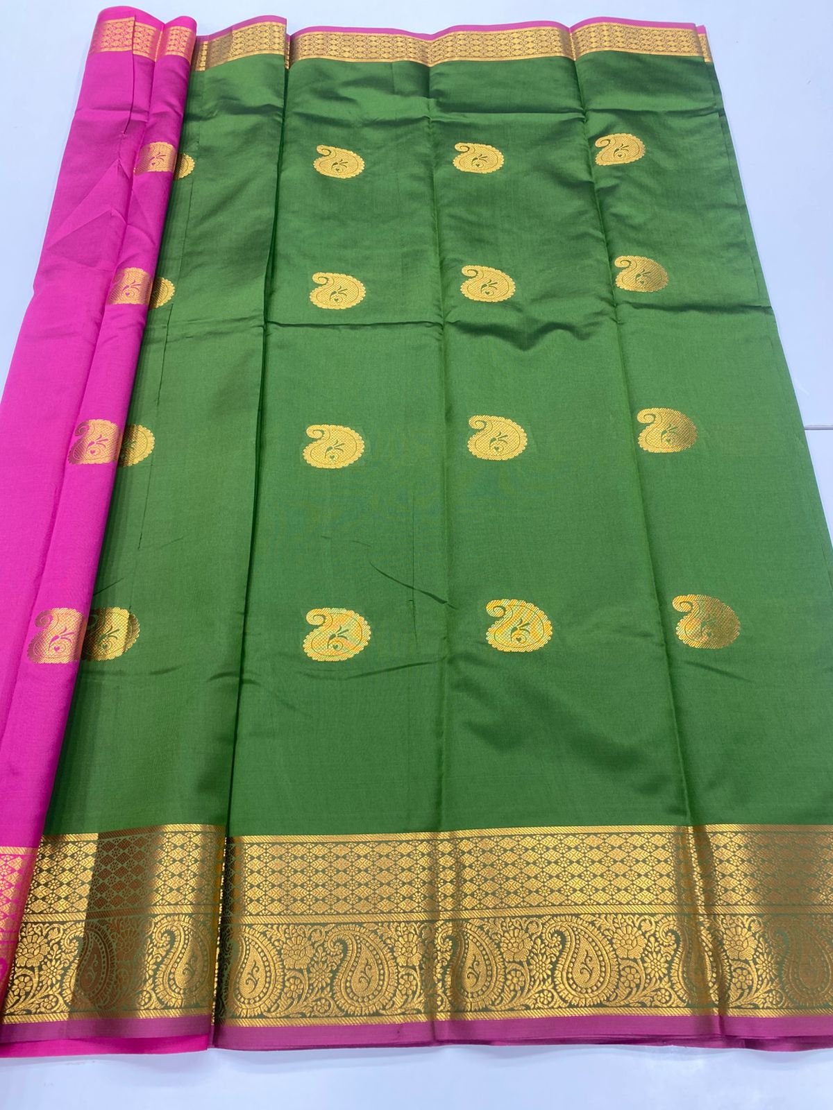 Semi Silk Butta Saree(3190B)