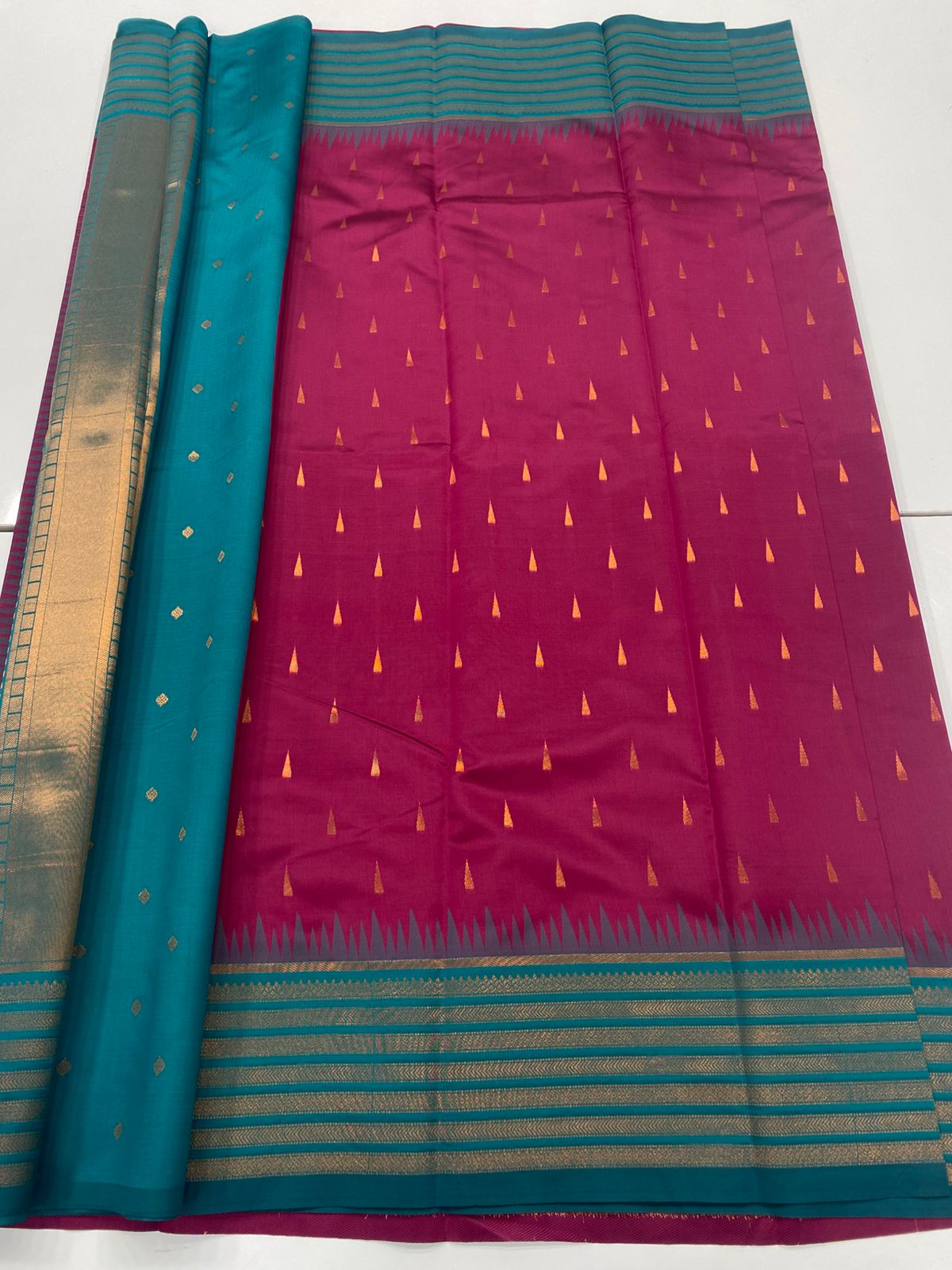 Semi Silk Butta Saree(3237)