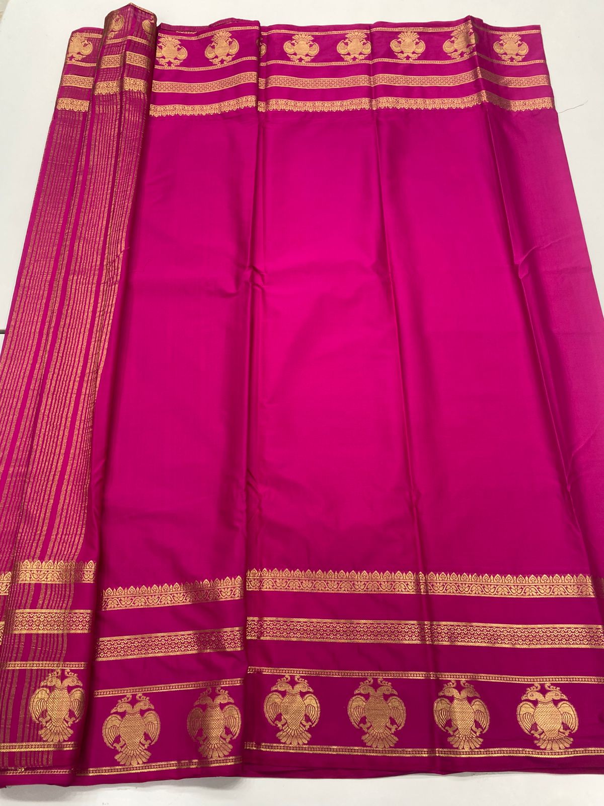 Mysore Crepe Self Saree(3239A)