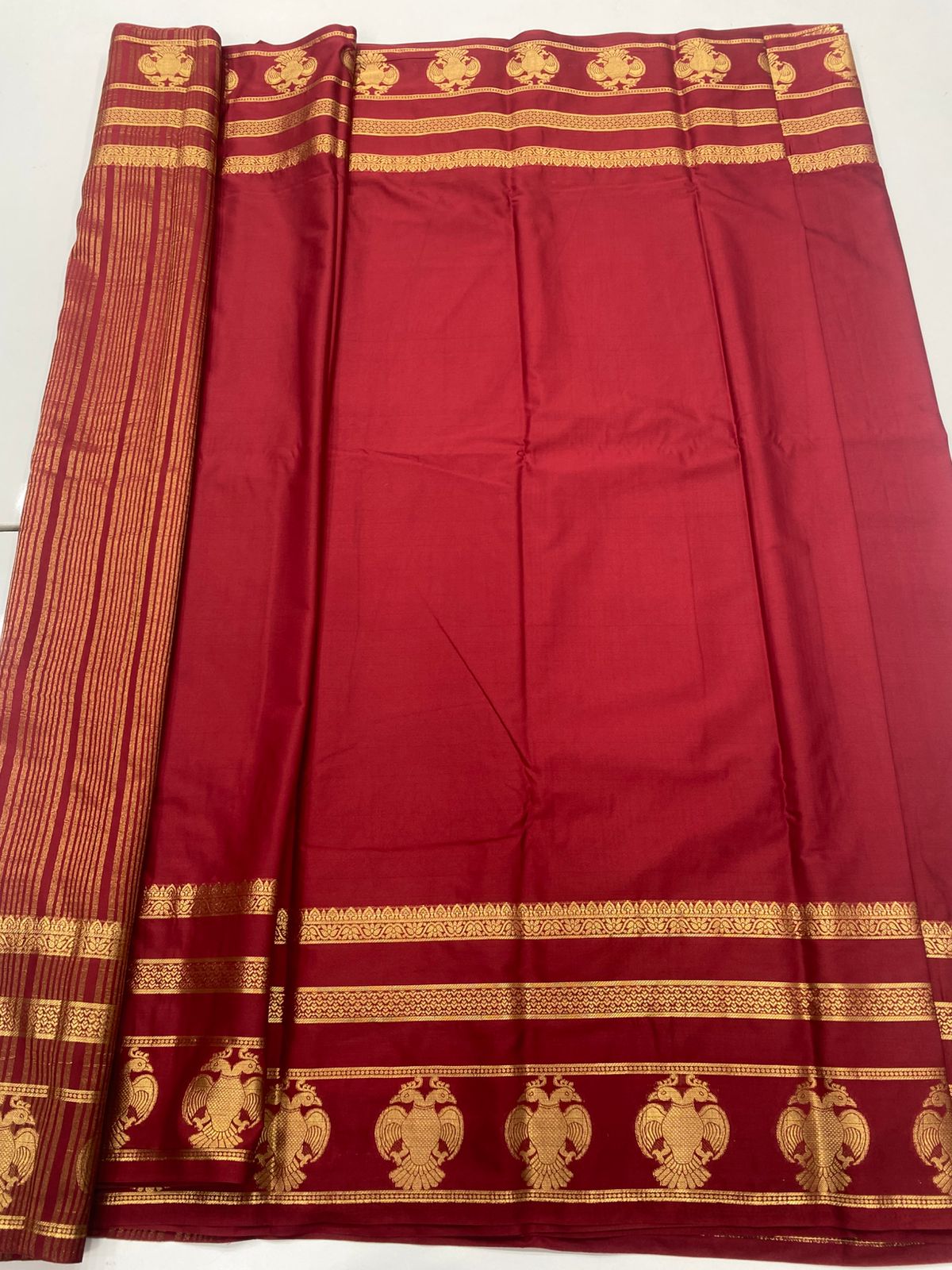 Mysore Crepe Self Saree(3239A)