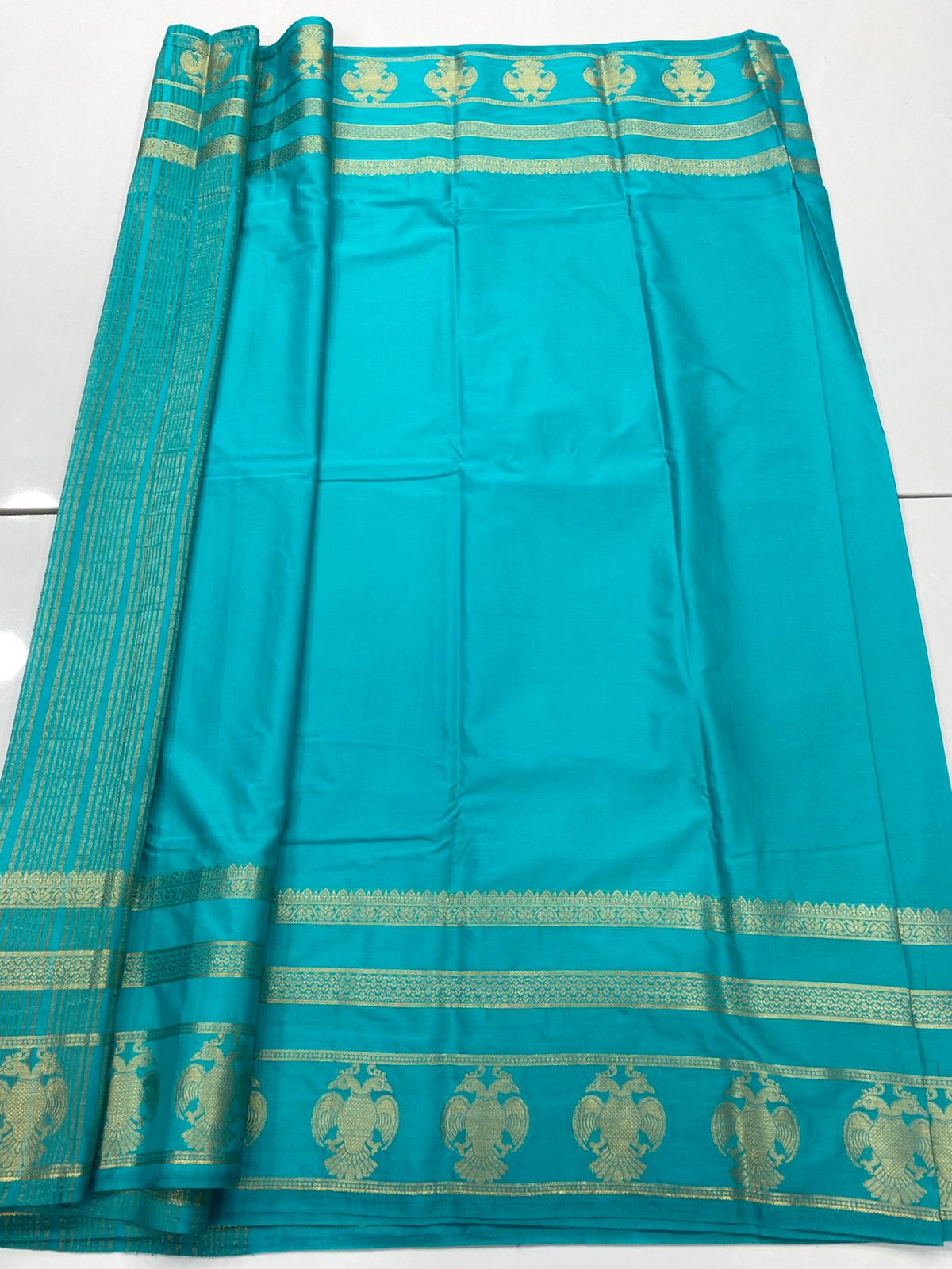 Mysore Crepe Self Saree(3239A)