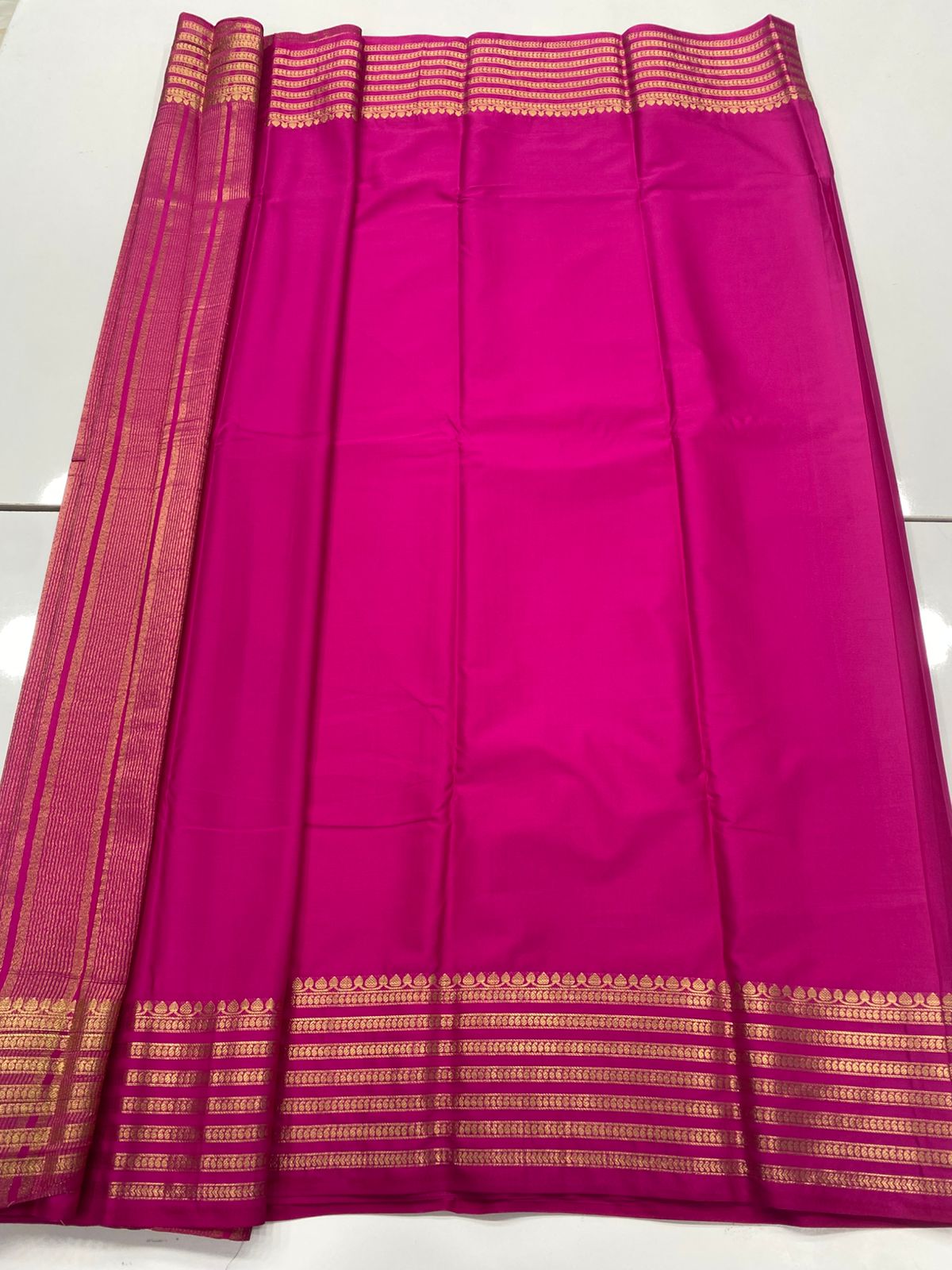 Mysore Crepe Self Saree(3239C)