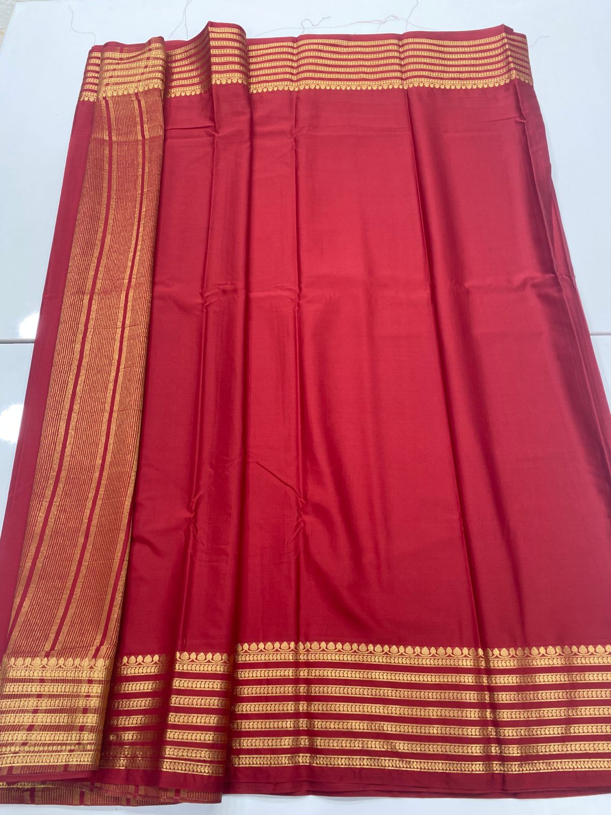 Mysore Crepe Self Saree(3239C)
