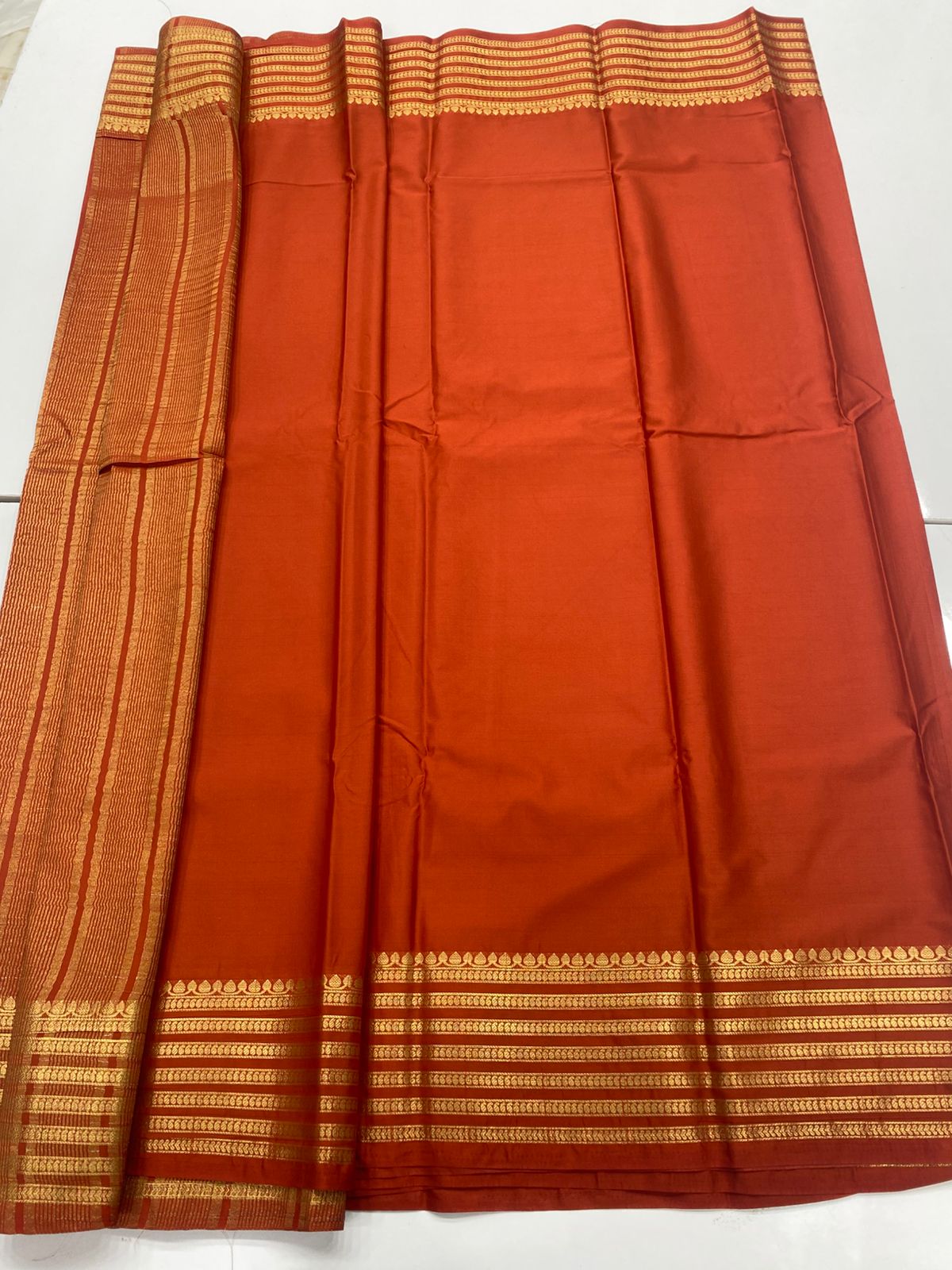 Mysore Crepe Self Saree(3239C)