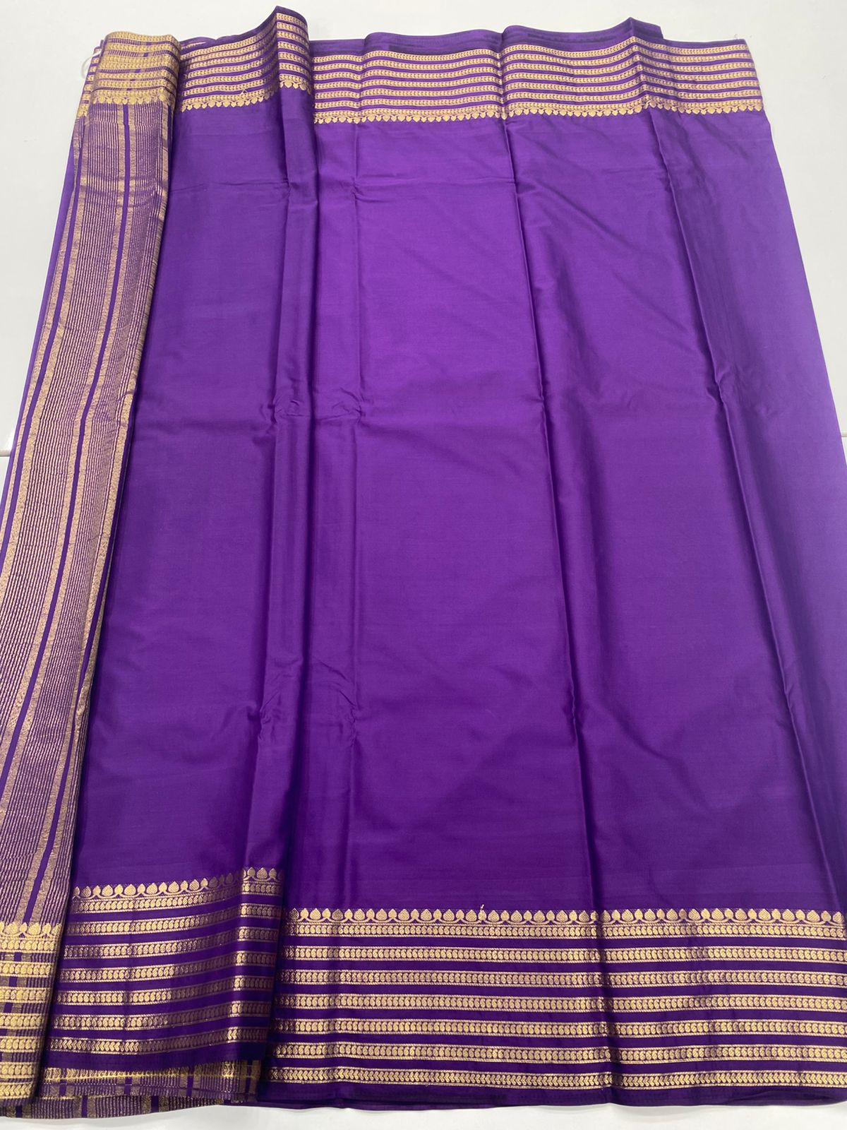 Mysore Crepe Self Saree(3239C)