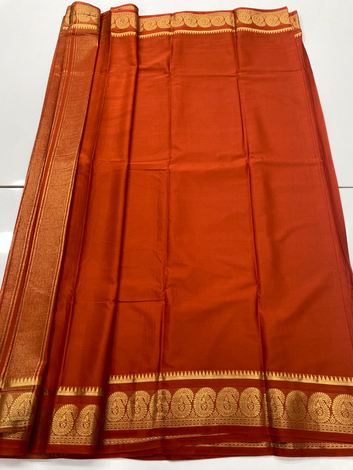 Mysore Crepe Self Saree(3239B)