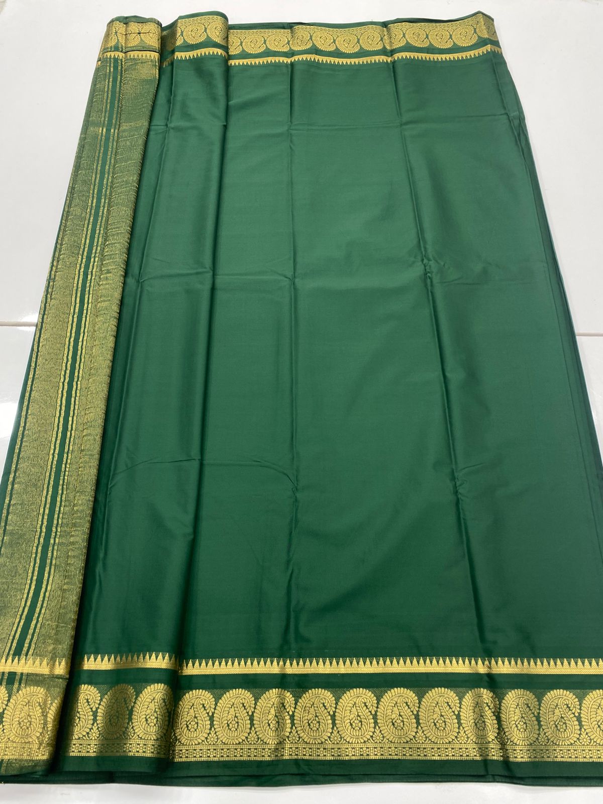 Mysore Crepe Self Saree(3239B)