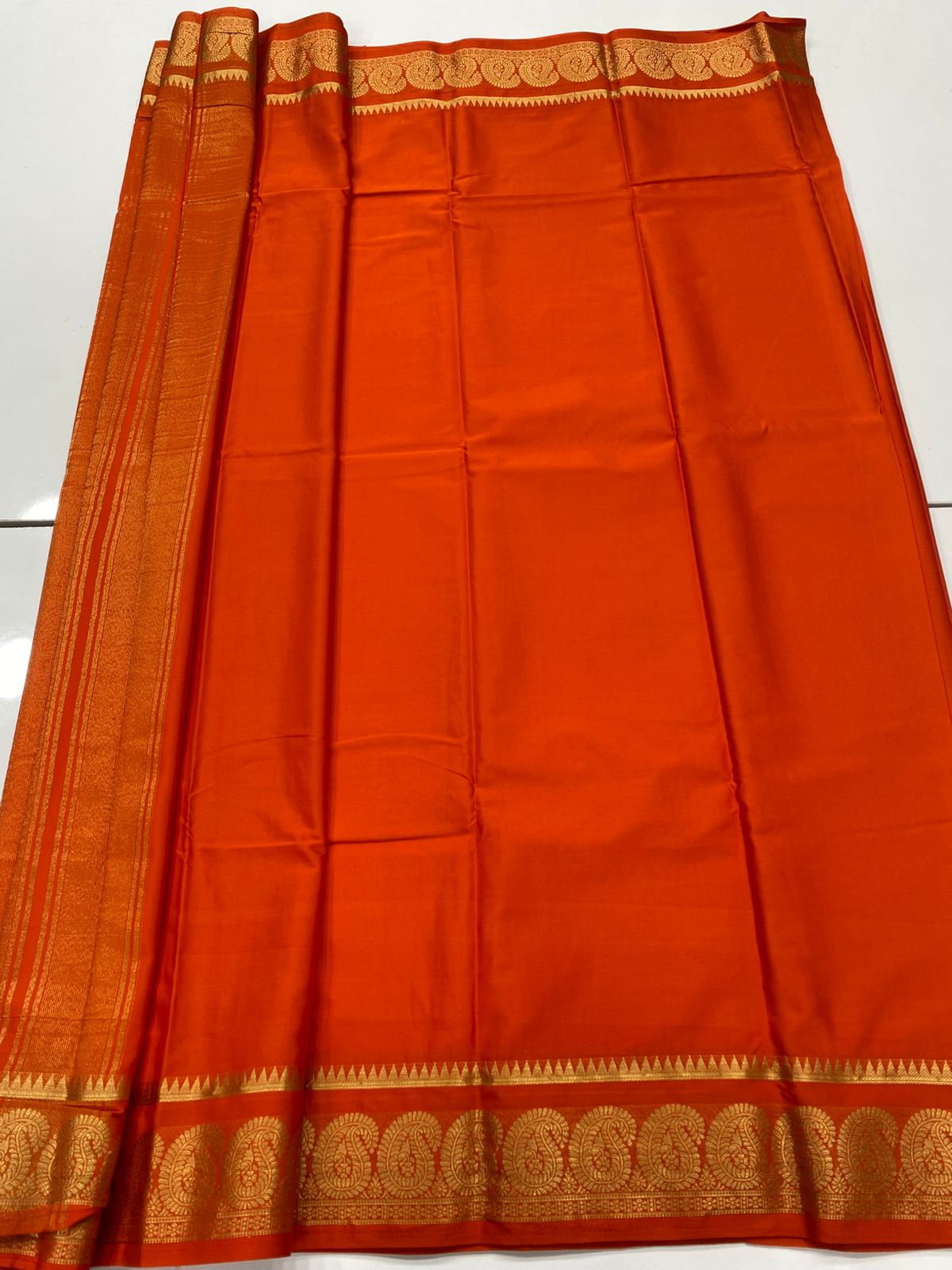 Mysore Crepe Self Saree(3239B)
