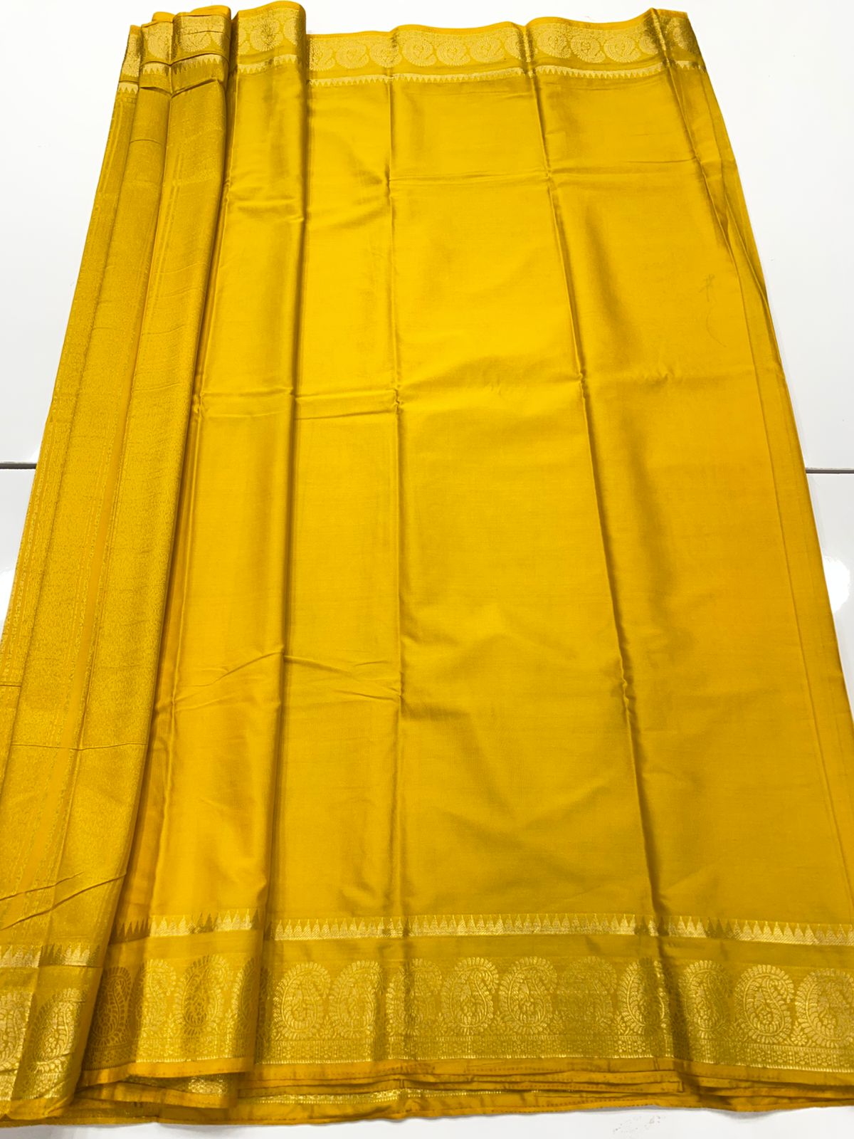Mysore Crepe Self Saree(3239B)