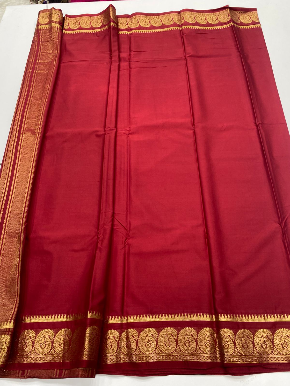 Mysore Crepe Self Saree(3239B)