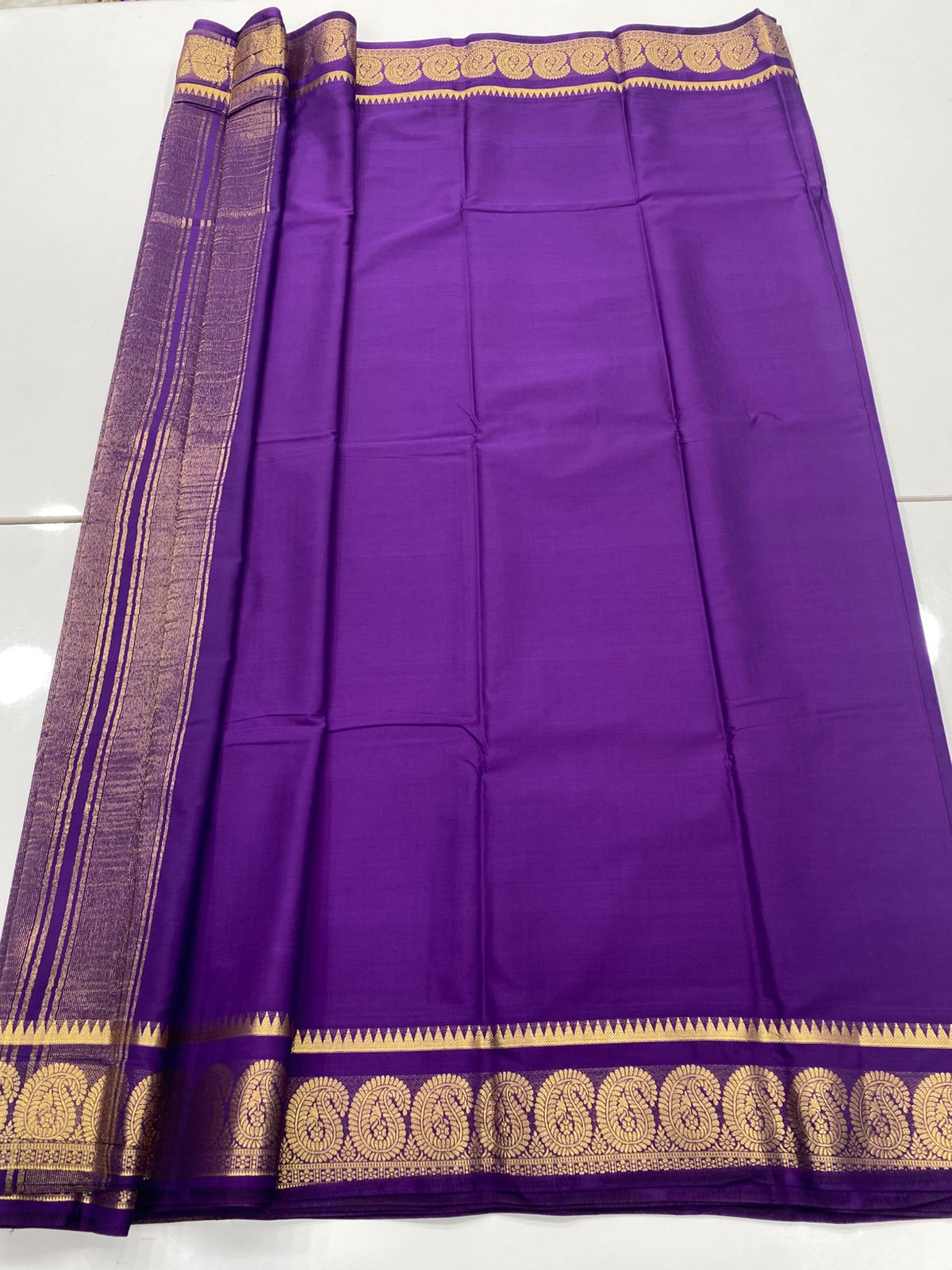 Mysore Crepe Self Saree(3239B)