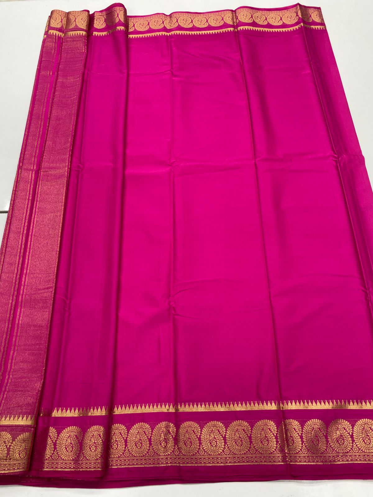 Mysore Crepe Self Saree(3239B)