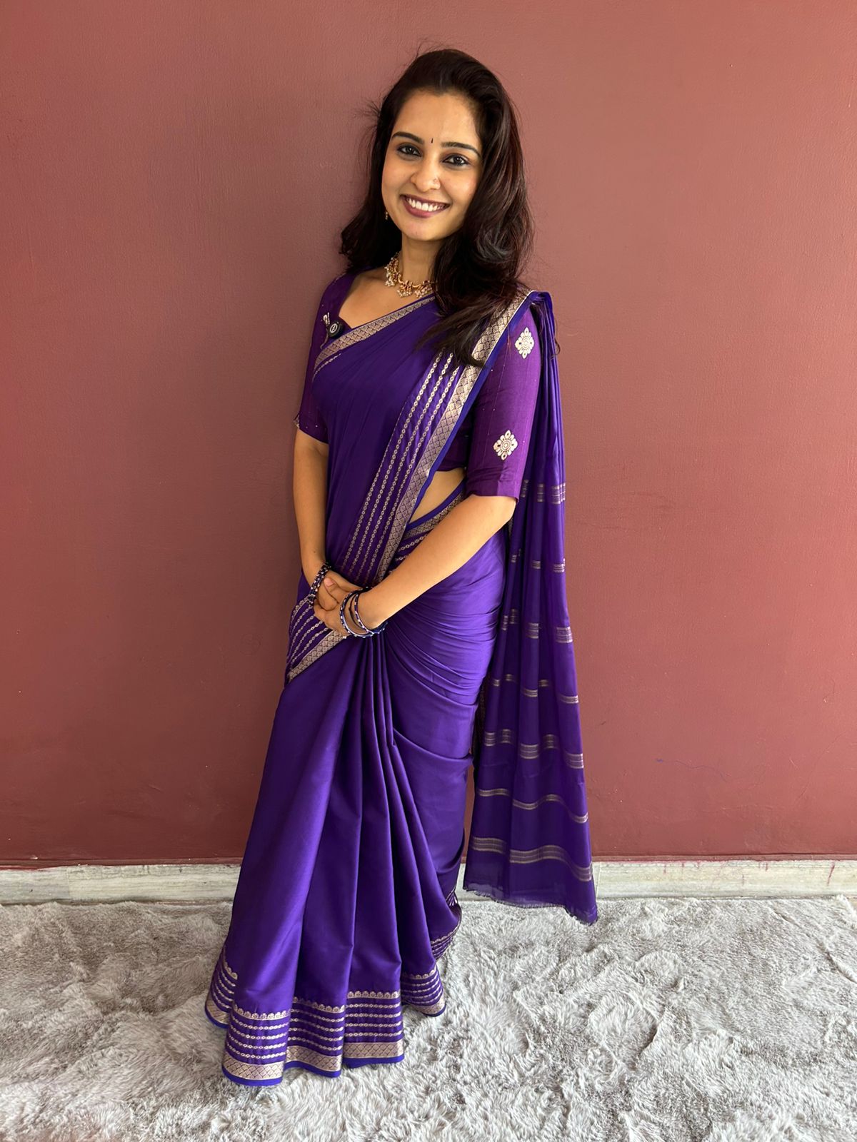 Mysore Crepe Saree(3066)