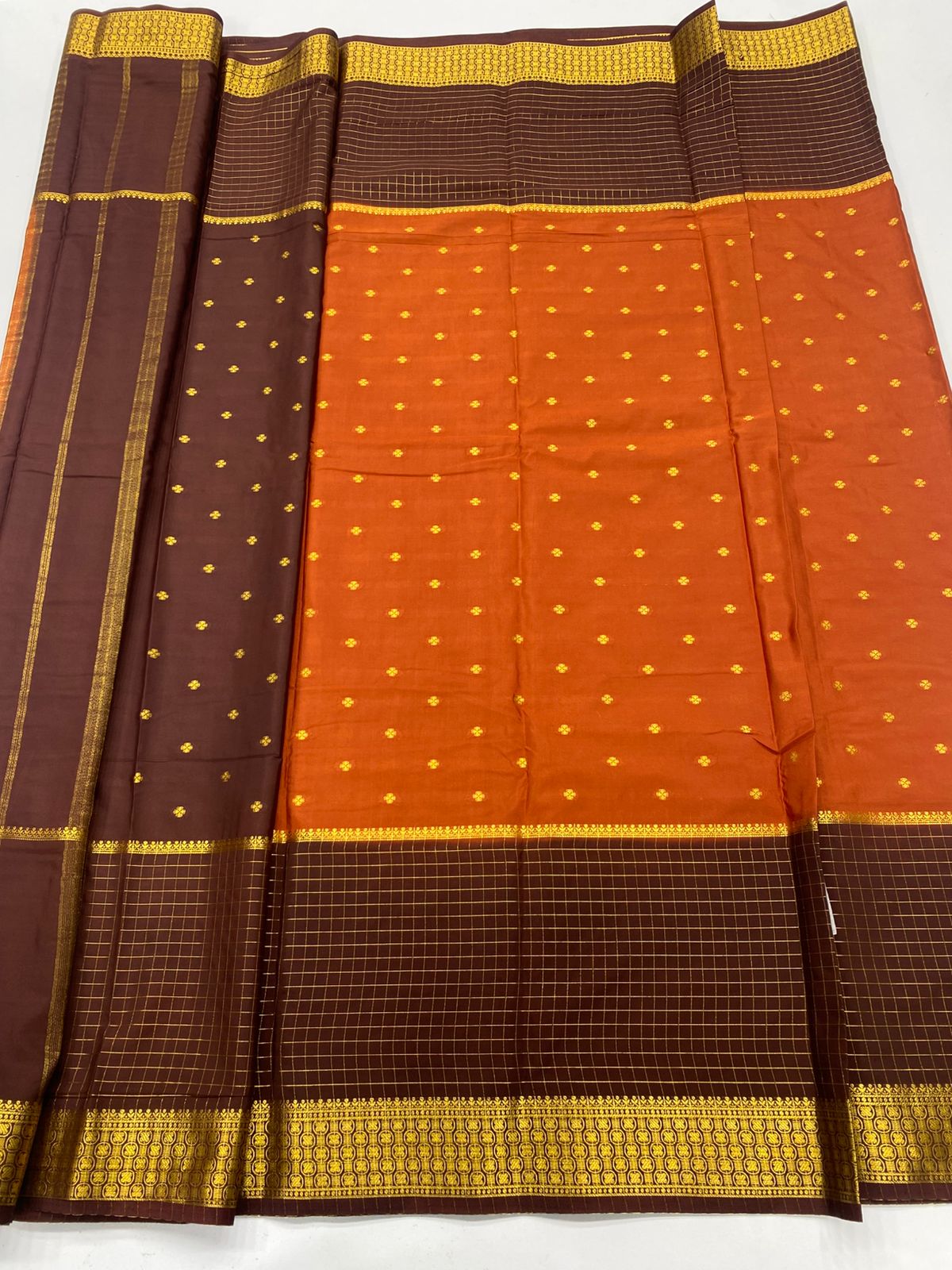 Mysore Crepe Butta Saree(3240)