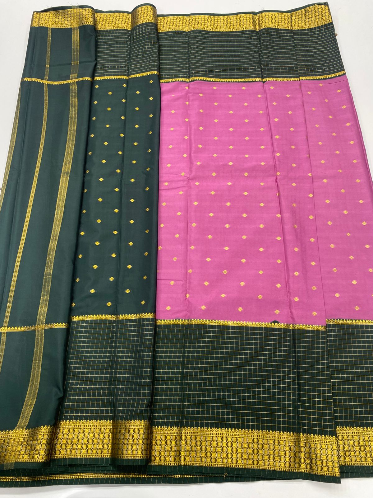 Mysore Crepe Butta Saree(3240)