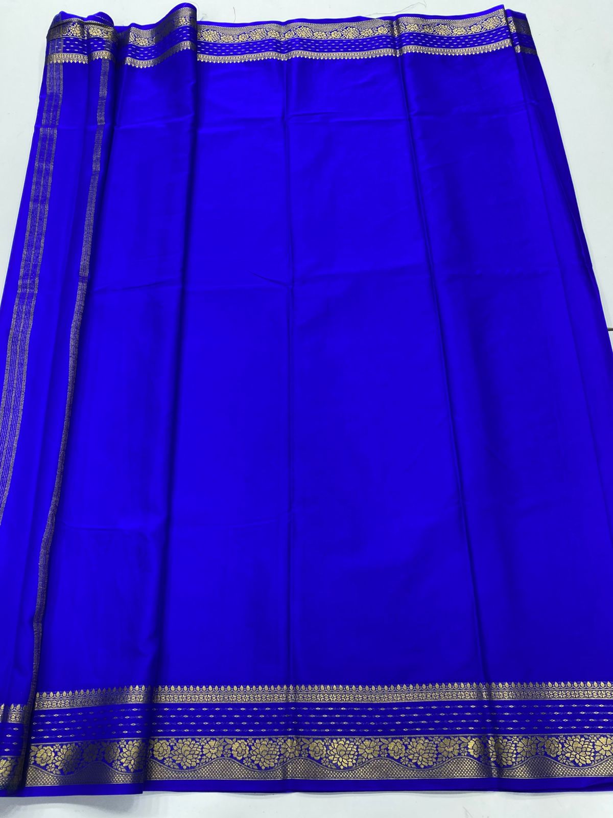 Mysore Crepe Self Saree ( 3249B-R )