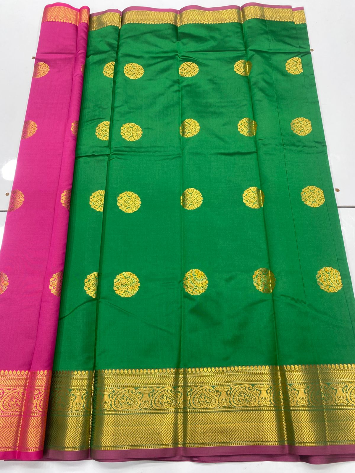 Semi Silk Butta Saree(3190C)