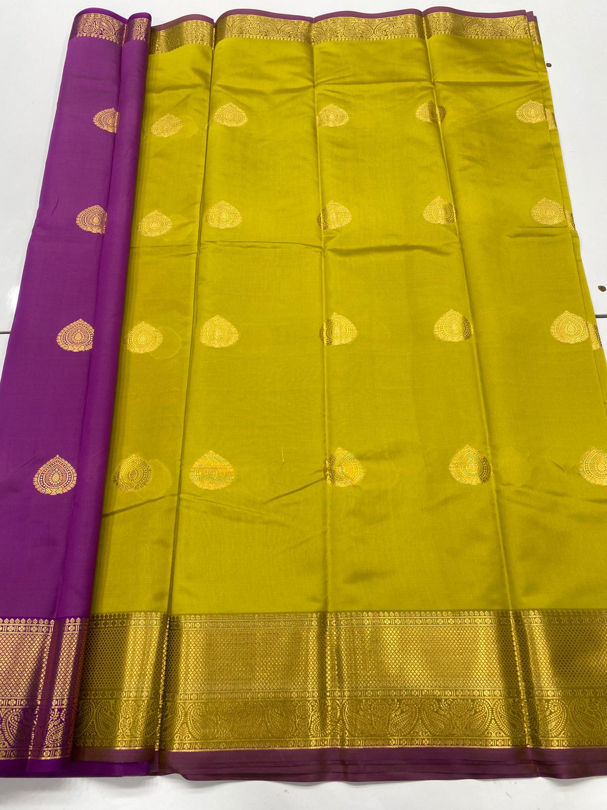 Semi Silk Butta Saree(3190C)