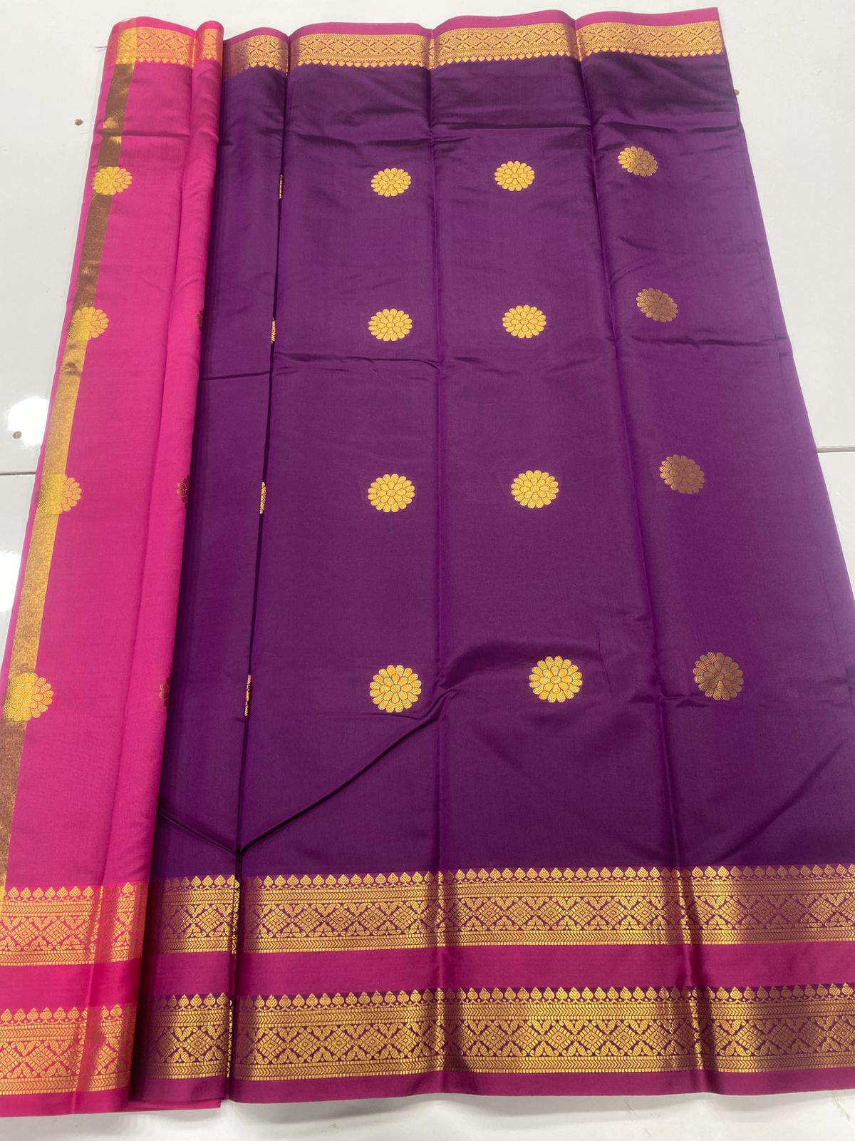 Semi Silk Butta Saree(3190C)