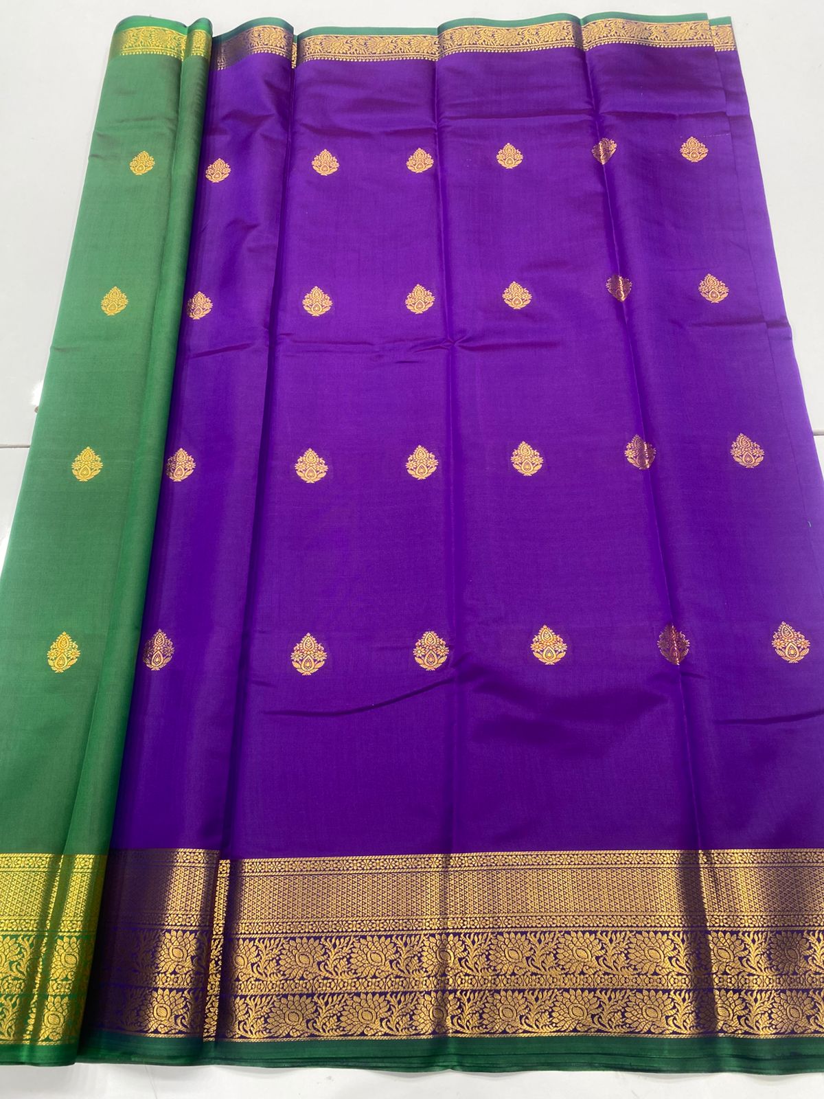 Semi Silk Butta Saree(3190C)