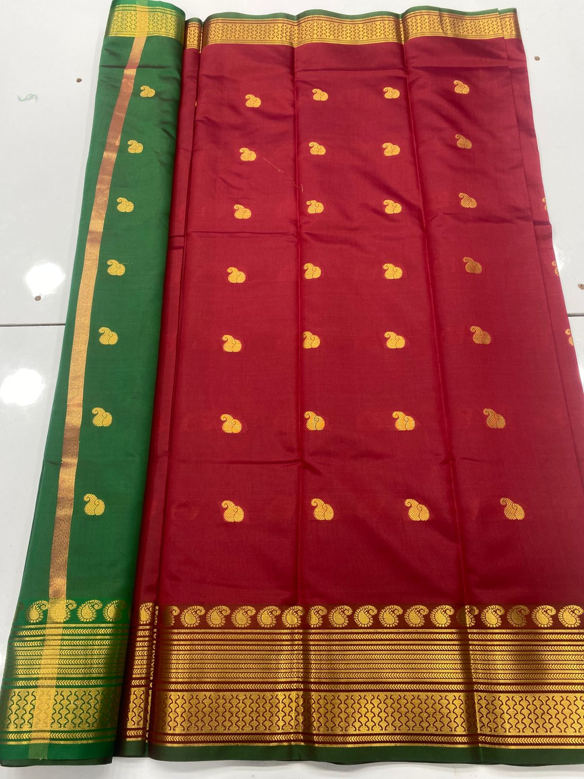 Semi Silk Butta Saree(3190C)