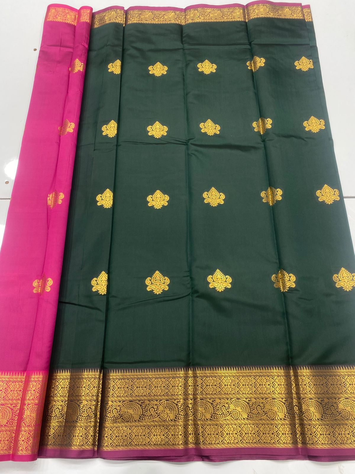 Semi Silk Butta Saree(3190C)