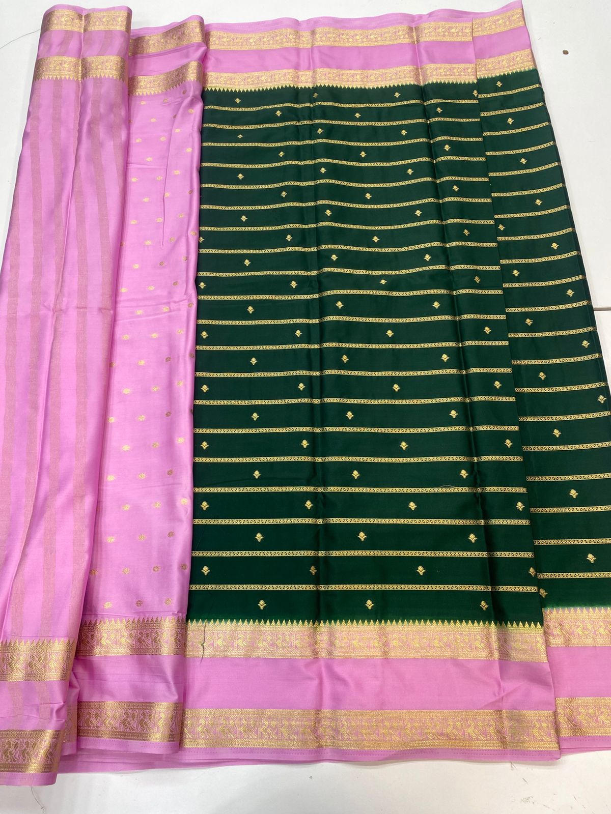 Mysore Crepe Butta Saree(3245)
