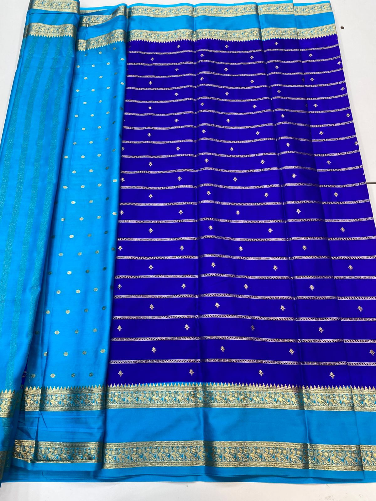 Mysore Crepe Butta Saree(3245)