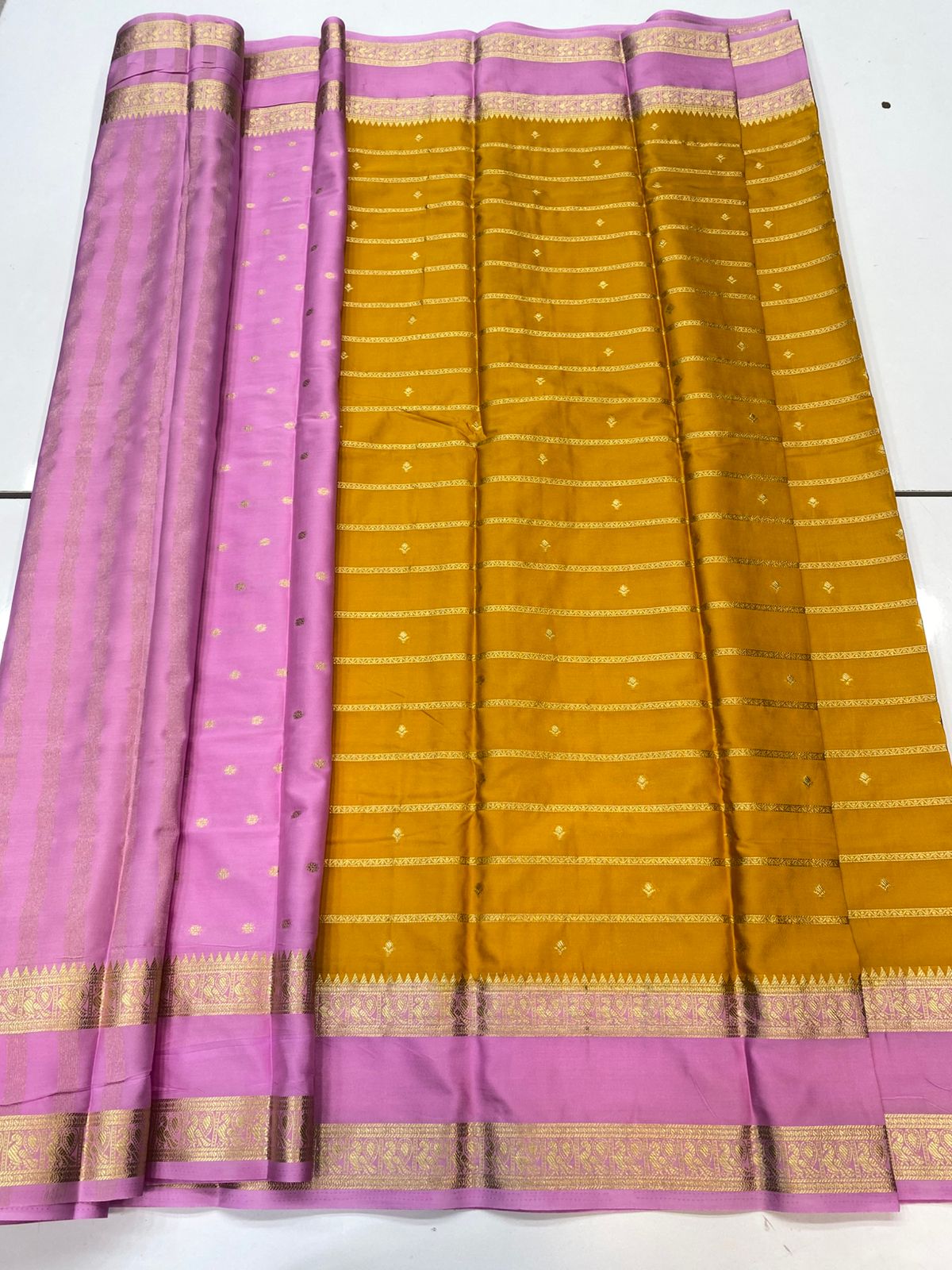 Mysore Crepe Butta Saree(3245)
