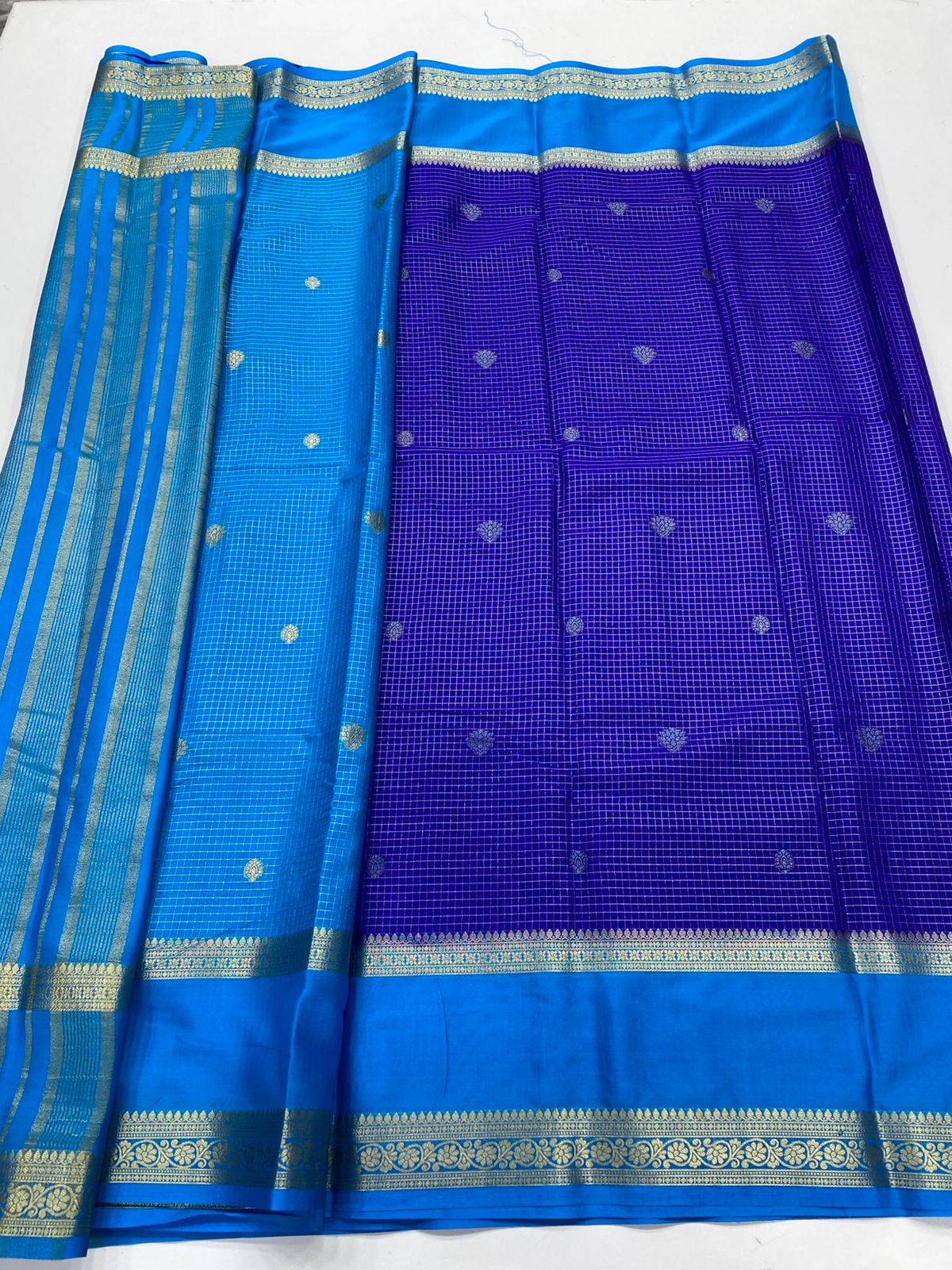 Mysore Crepe Butta Saree(3263)