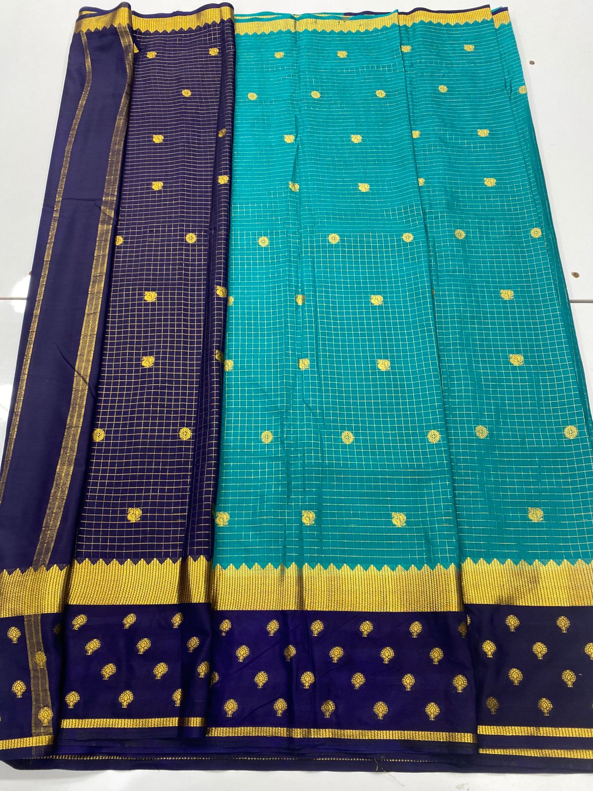 Mysore Crepe Butta Saree(3261)