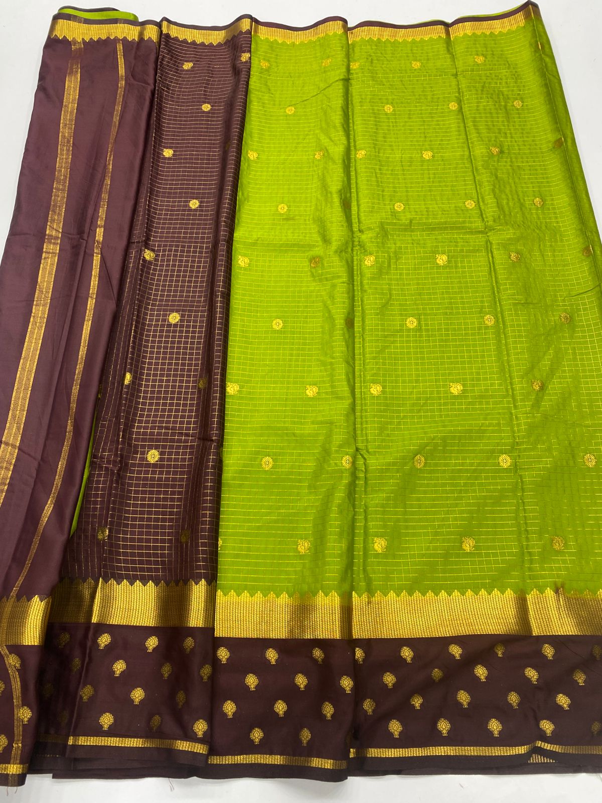 Mysore Crepe Butta Saree(3261)