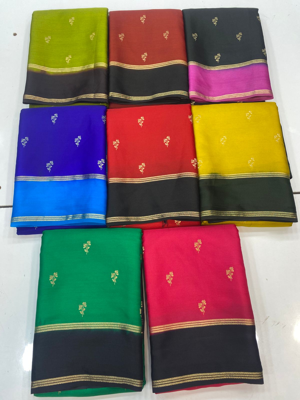 Semi Silk Butta Saree(3268)