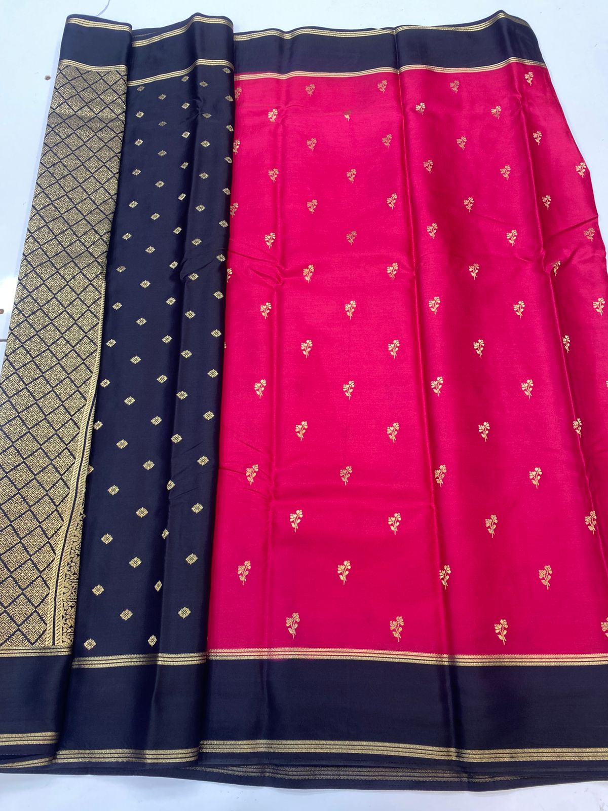 Semi Silk Butta Saree(3268)