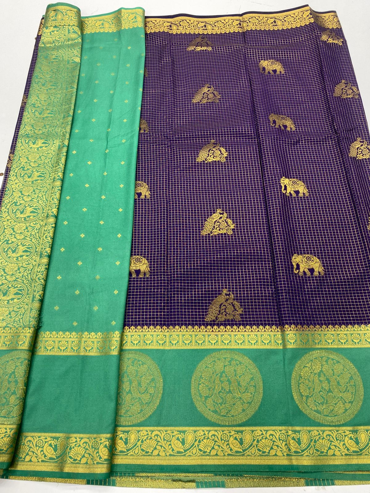 Mysore Crepe Butta Saree(3264)