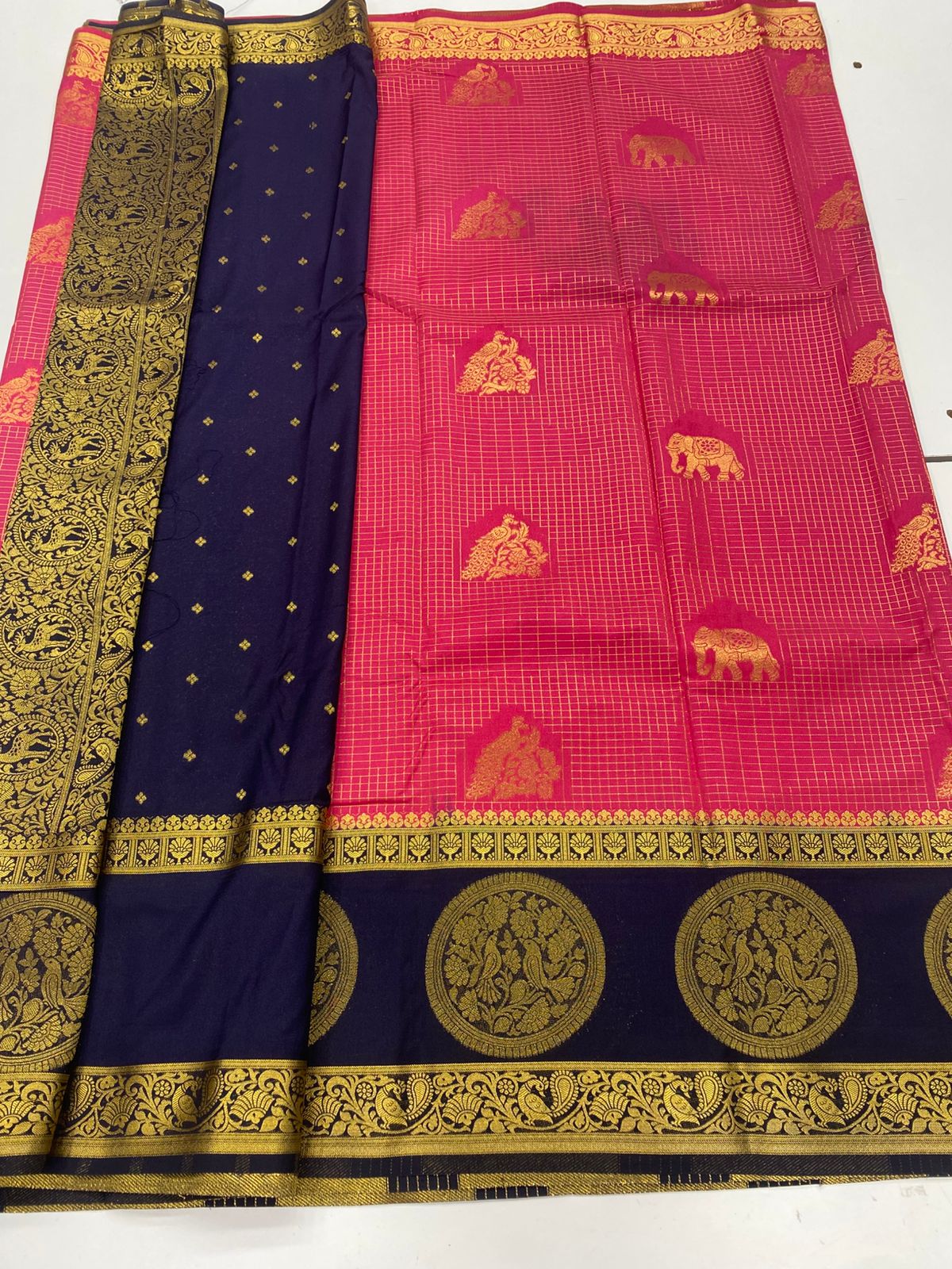 Mysore Crepe Butta Saree(3264)
