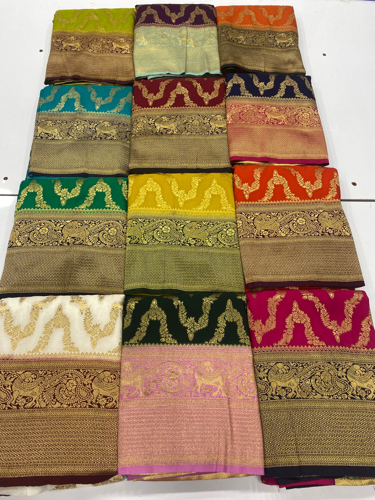 Georgette fancy Waves Saree(3253A)