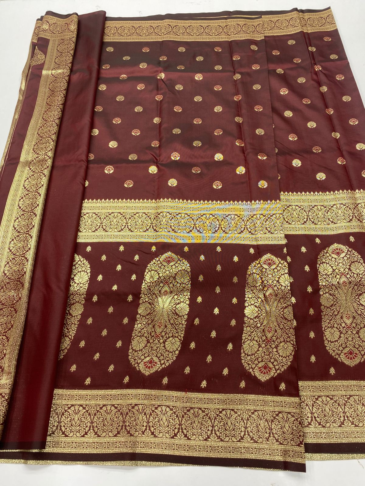 Semi Silk Butta Saree(3258A)