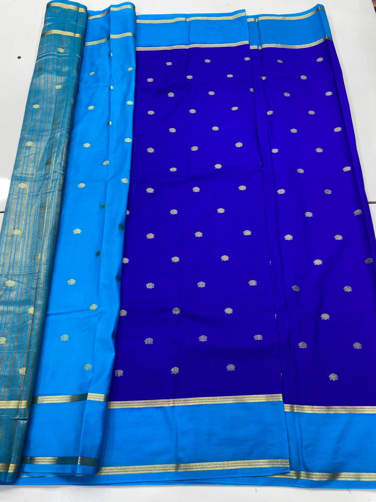 Semi Silk Butta Saree(3266)