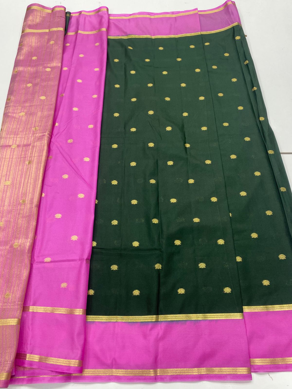 Semi Silk Butta Saree(3266)