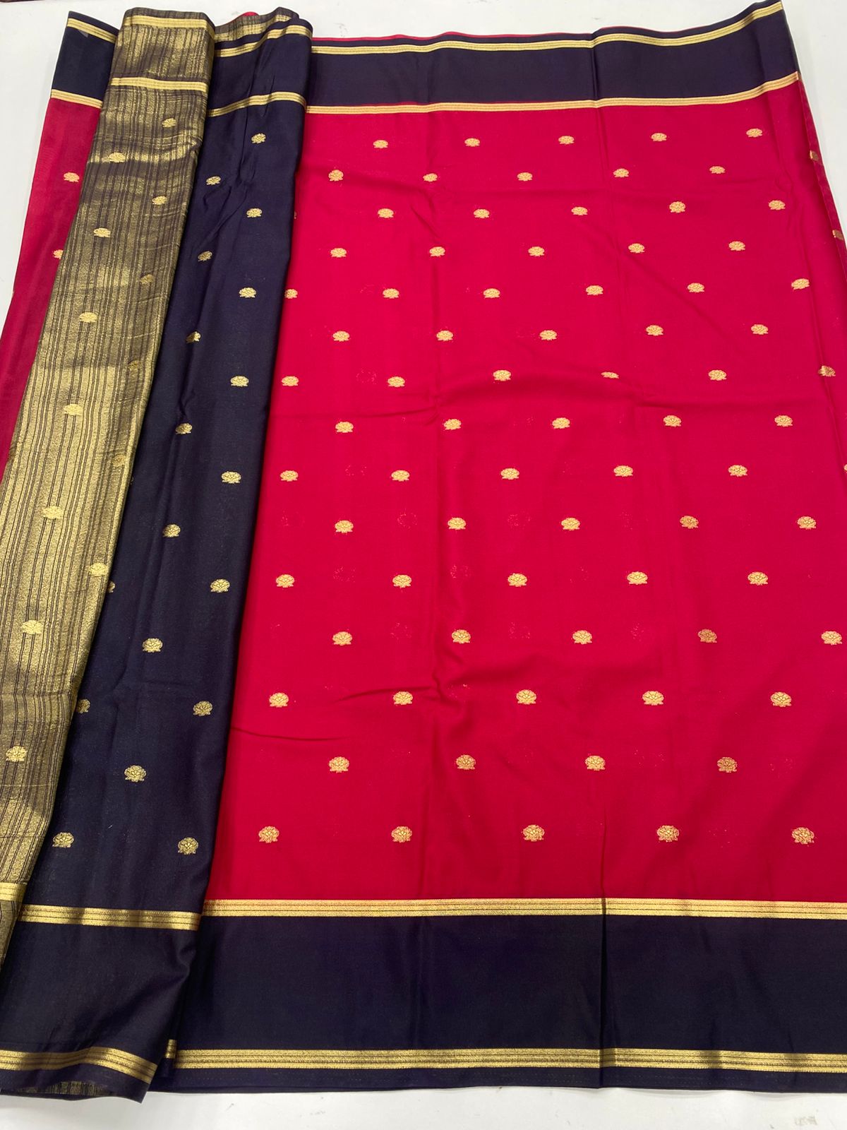 Semi Silk Butta Saree(3266)