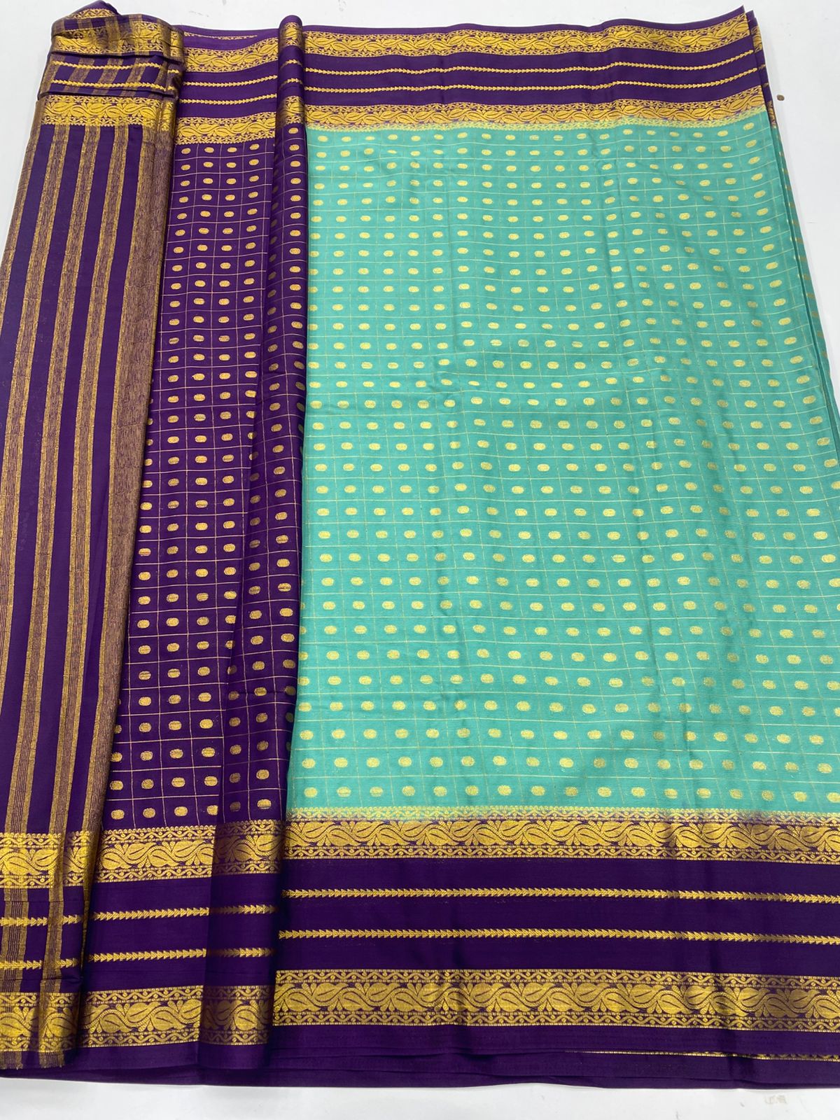 Mysore Crepe Butta Saree(3269)