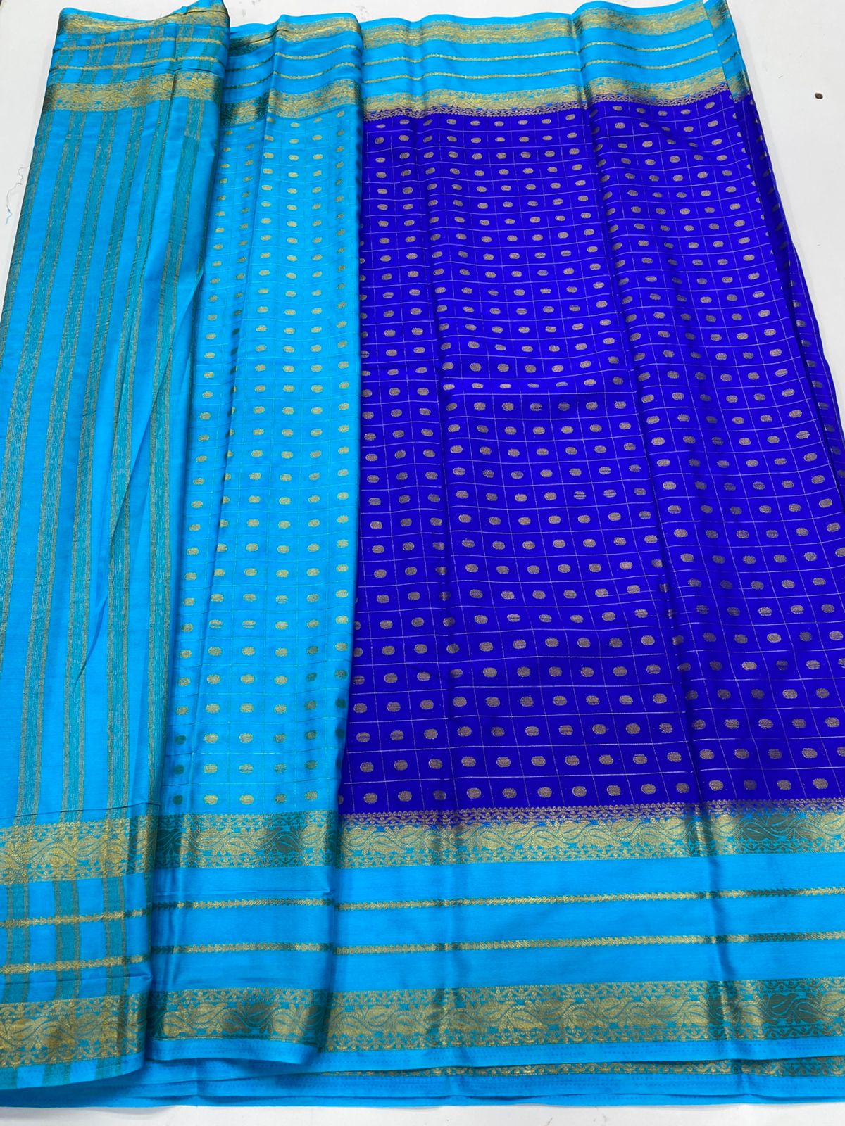 Mysore Crepe Butta Saree(3269)